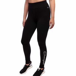 New Champion Ladies' Tight Legging  Cotton Blend  Black